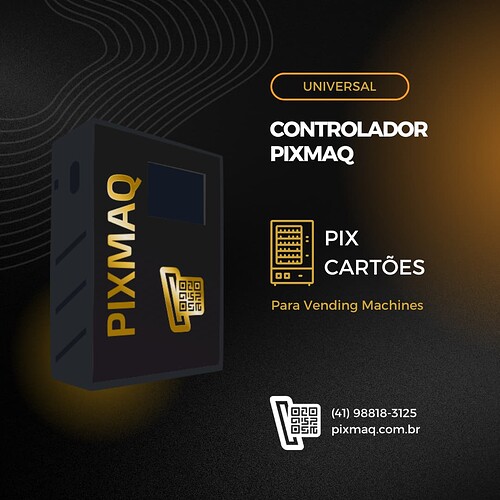 Controlador Universal Pixmaq para vending machine