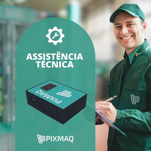 Assistẽncia Técnica PIxmaq para controlador vending machine