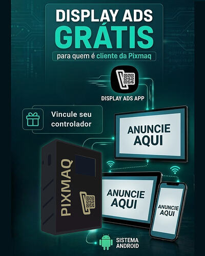 Display Ads Grátis para quem é cliente da Pixmaq