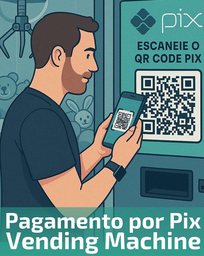 Por que sua vending machine precisa aceitar Pix?