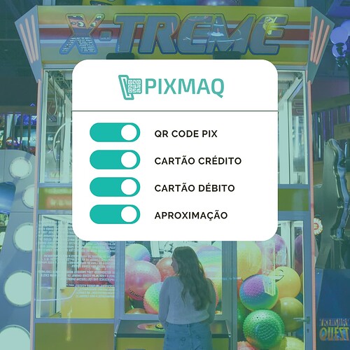 Pixmaq possibilita todas as formas de pagamentos para sua vending machine