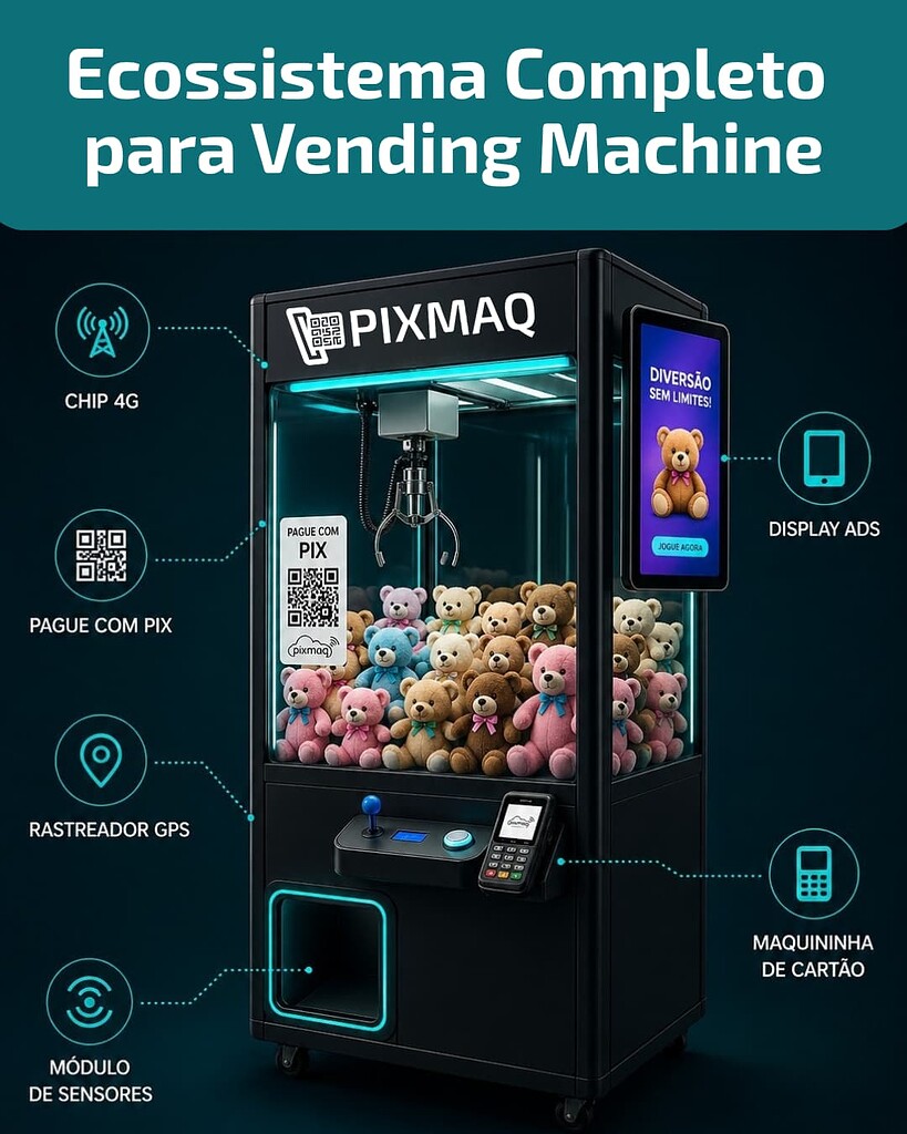 Pixmaq: um ecossistema completo para transformar sua operação de vending machine