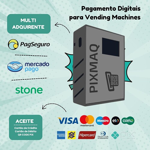 Pagamentos Digitais para VEnding machines