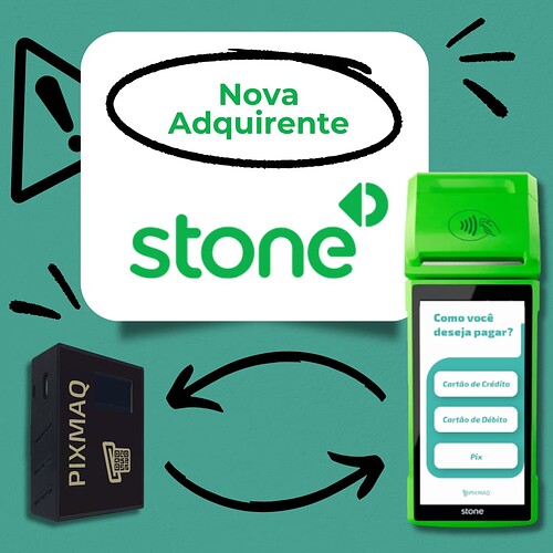 Nova Adquirente de Cartão Stone