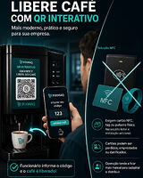 QR Interativo Pixmaq: transforme sua máquina de café em um sistema inteligente para funcionários