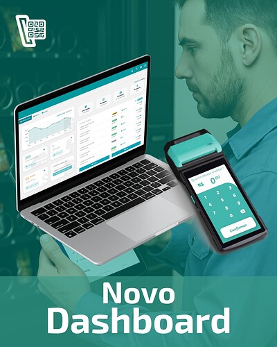 Novo Dashboard do sistem da Pixmaq