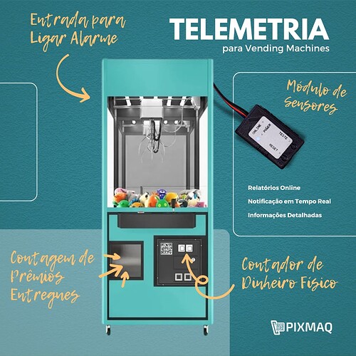 Telemetria Completa para Vending Machine