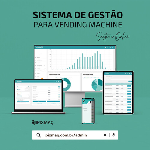 Sistema de Gestão para Vending Machine Online Pixmaq