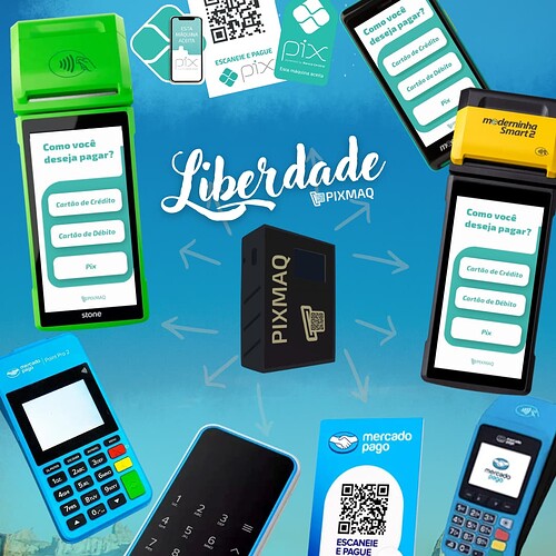 Liberdade Pixmaq - Escolha o melhor adquirente para a sua operação de vending machines