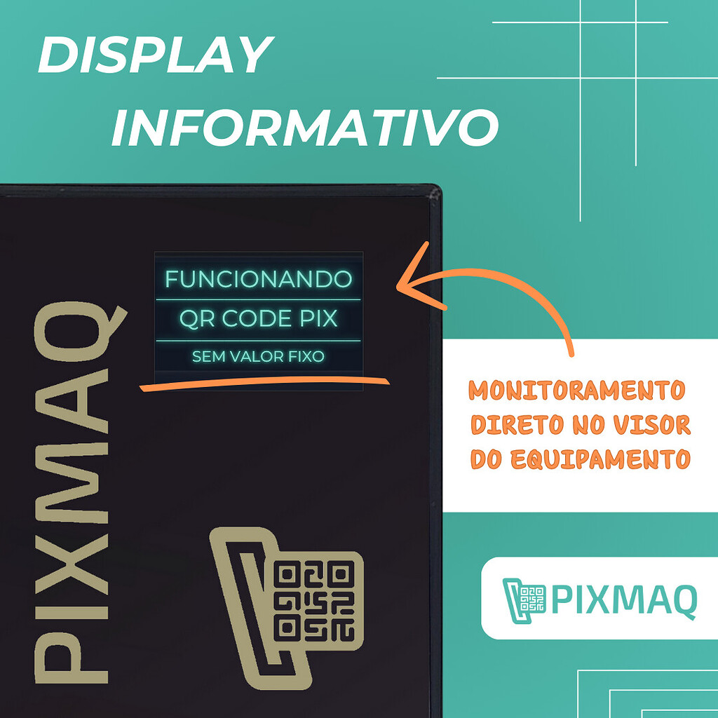 Controlador Pixmaq com Display Informativo: Monitoramento Completo na Palma da Mão