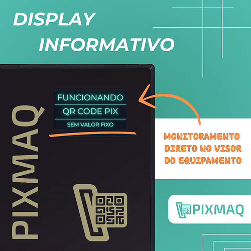 Monitoramento Direto no Display do Controlador da Pixmaq