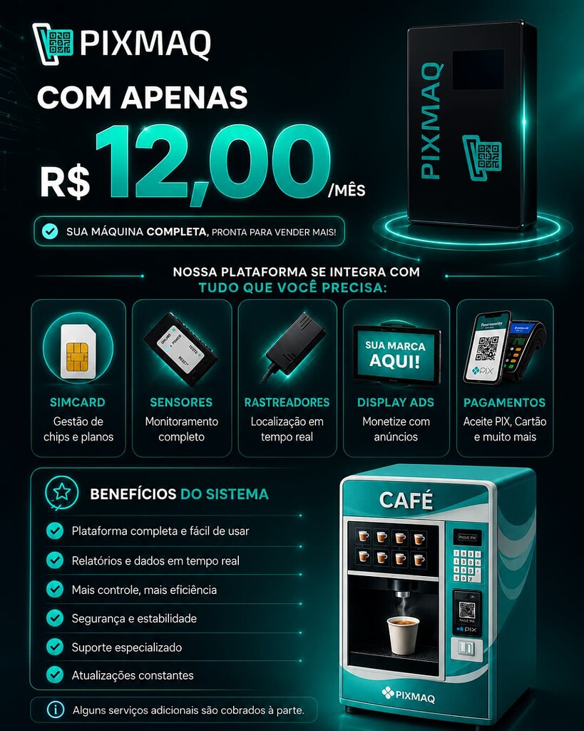 Tudo isso por apenas R$ 12,00/mês? Entenda o que realmente você está recebendo com a Pixmaq