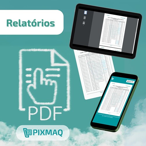 Relatórios personalizados da Pixmaq para vending machine