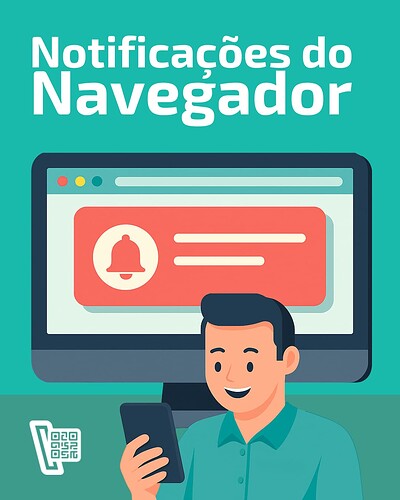 Notificações do Navegador de sua vending machine