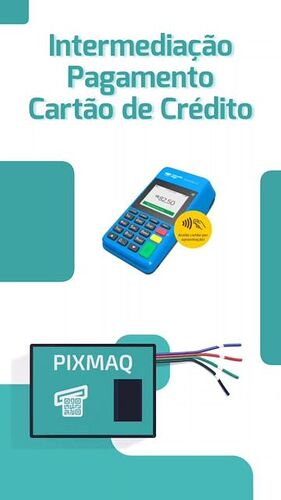 PIXMAQ shared a post on Instagram: "Pixmaq além de intermediar pagamento por Pix, também faz intermediações de pagamento por cartão de crédito ou cartão de débito.

Para intermediar pagamentos por cartão é utilizado uma máquina de cartão do Mercado...
