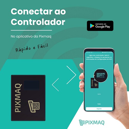 Conectar ao controlador de vending machine por aplicativo de celular