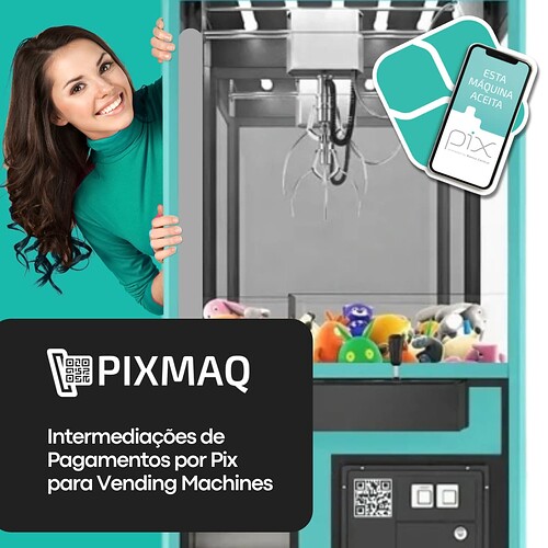 Intermediações de Pagamentos por Pix para Vending Machines