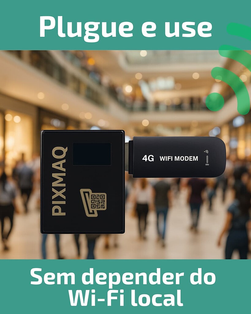 Internet Estável para sua Vending Machine com o Modem 4G + Chip Multioperadora da Pixmaq