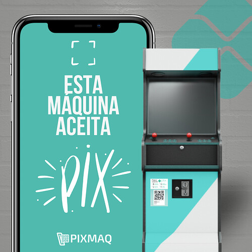 Fliperama pode aceitar pagamentos por pix com Pixmaq