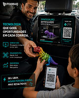 Transforme seu Uber em uma nova oportunidade de renda com o Display Ads