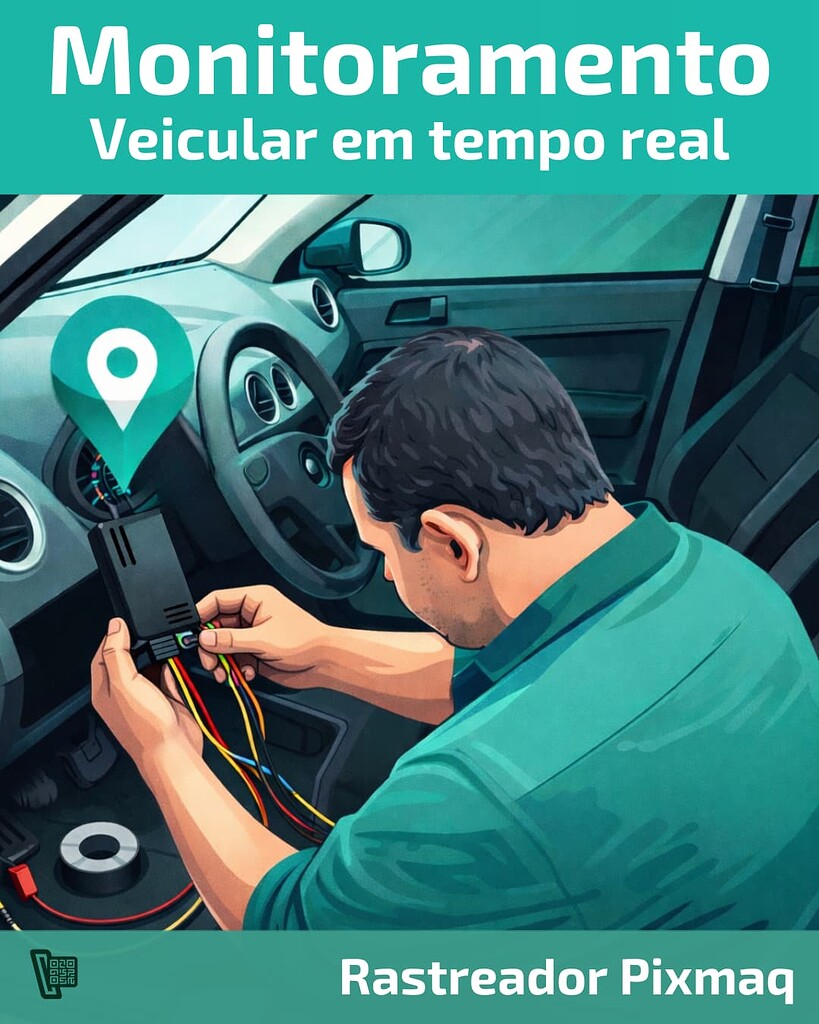 Instalação do Rastreador Pixmaq em Carros, Motos, Caminhões e Frotas