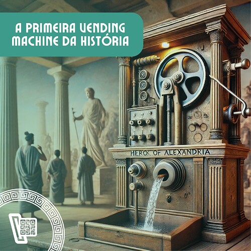 Primeira vending machine da História