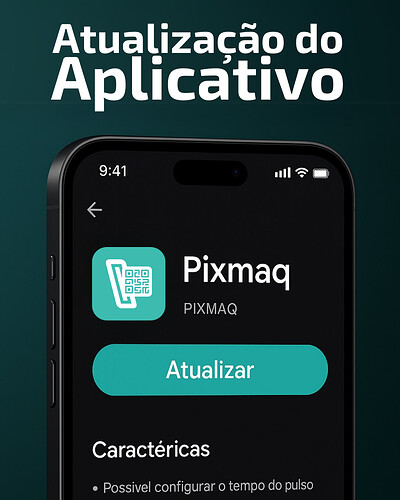 Atualização do Aplicativo para Android da Pixmaq
