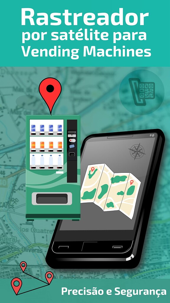 Rastreador Satelital para Vending Machines e Ativos de Alto Valor