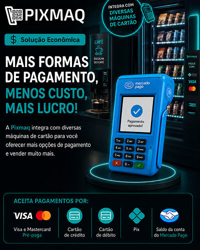Solução Economica para aceitar máquina de cartão em vending machine