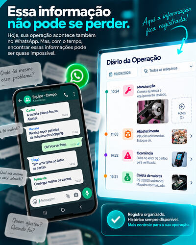 Essa informação não pode se perder - Diario da Operação